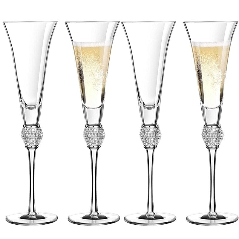 Champagne Glass | Elegant Champagne Flutes Set-Glass-Pick NewYork