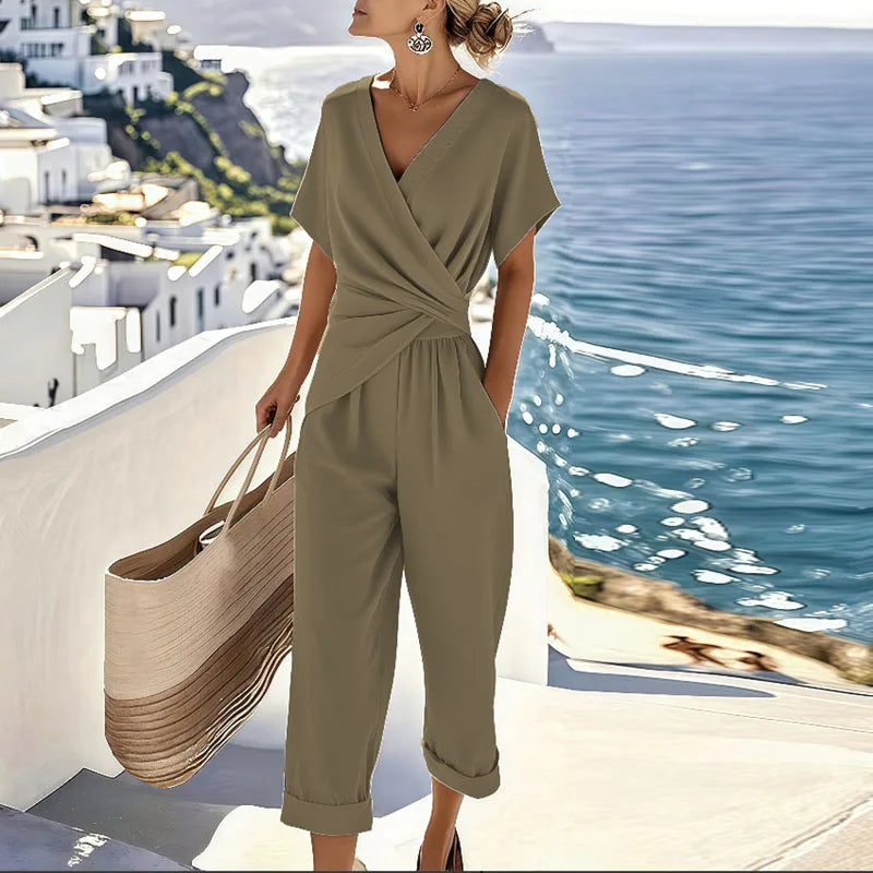 Mia | Elegant Wide Leg Jumpsuit-Women Jumpsuit-Pick NewYork