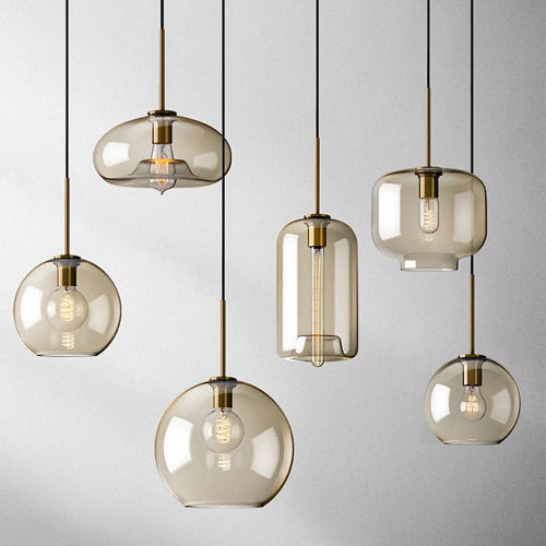 Ceiling Light | Glass Globe Pendant Fixture-Ceiling Light-Pick NewYork