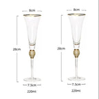 Champagne Glass | Elegant Champagne Flutes Set-Glass-Pick NewYork