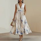 Amelia | Floral Wedding Guest Dress-Women Dress-Pick NewYork