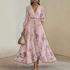Amelia | Floral Wedding Guest Dress-Women Dress-Pick NewYork