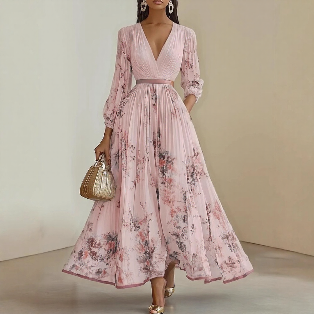Amelia | Floral Wedding Guest Dress-Women Dress-Pick NewYork