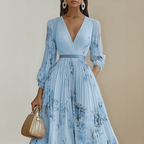 Amelia | Floral Wedding Guest Dress-Women Dress-Pick NewYork