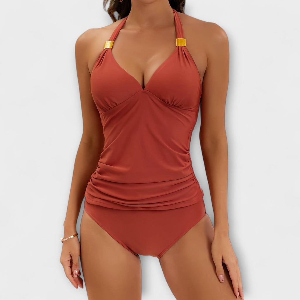Two Piece Swimsuit | Halter Neck Swimsuit-Women Swimsuit-Pick NewYork