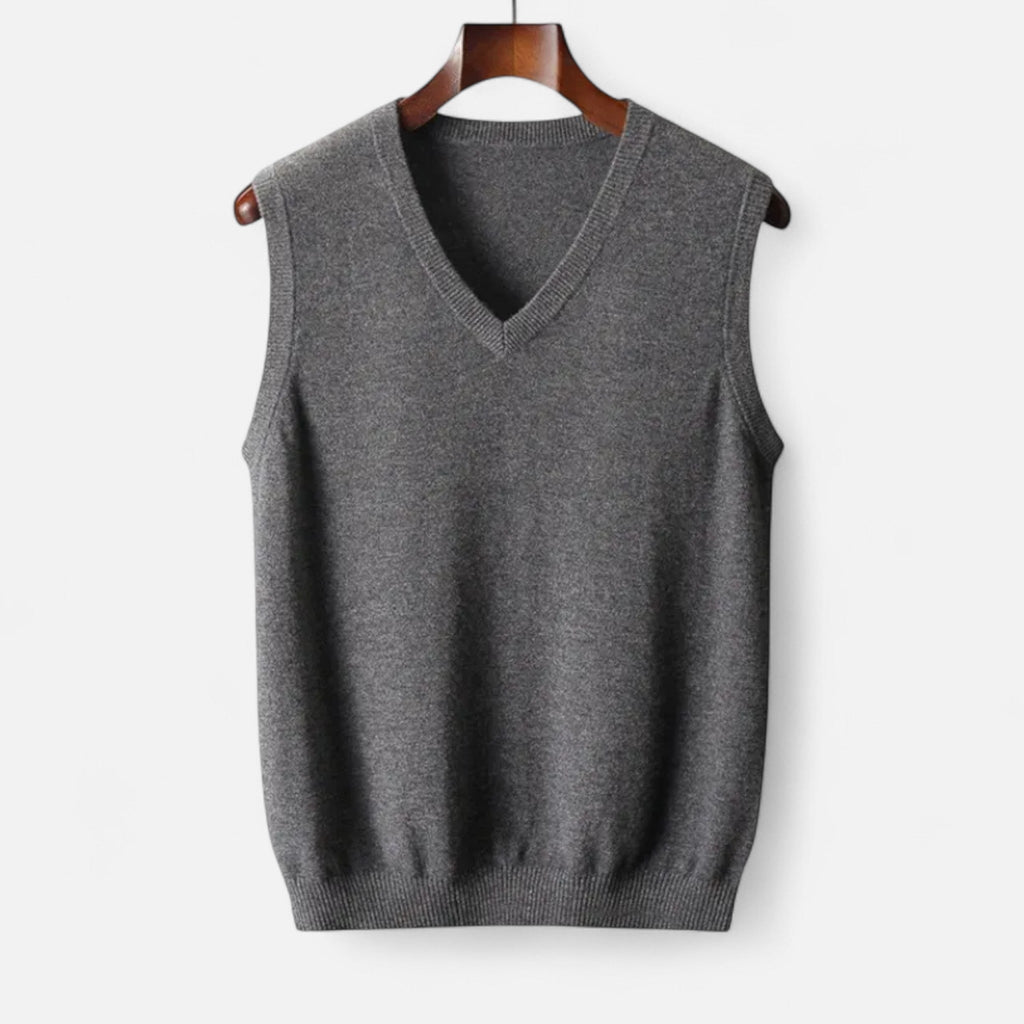 Arthur | Classic V-Neck Vest-Men Vest-Pick NewYork