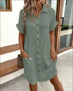 Chloe | Breezy Women Shirt Dress-Women Dress-Pick NewYork