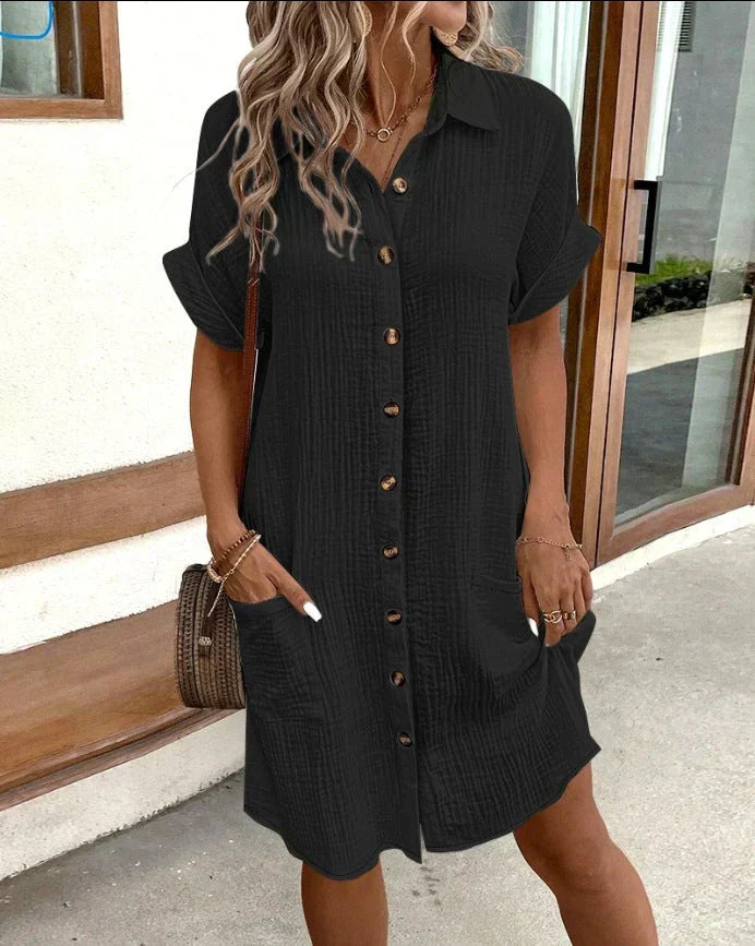 Chloe | Breezy Women Shirt Dress-Women Dress-Pick NewYork