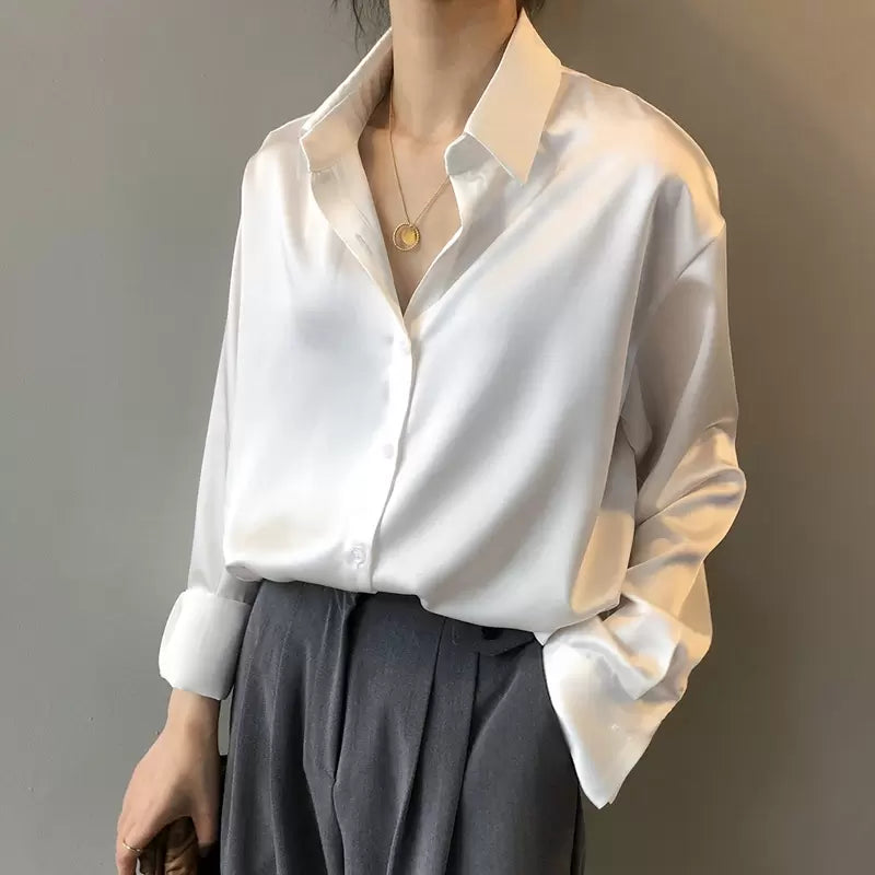 Women Blouse | Office Wear Long Sleeve Shirt-Women Blouse-Pick NewYork