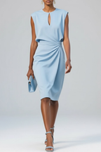 Victoria | Sophisticated Formal Midi Dress-Women Dress-Pick NewYork