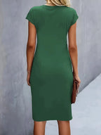 Hannah | Business Casual Women Midi Dress-Women Dress-Pick NewYork