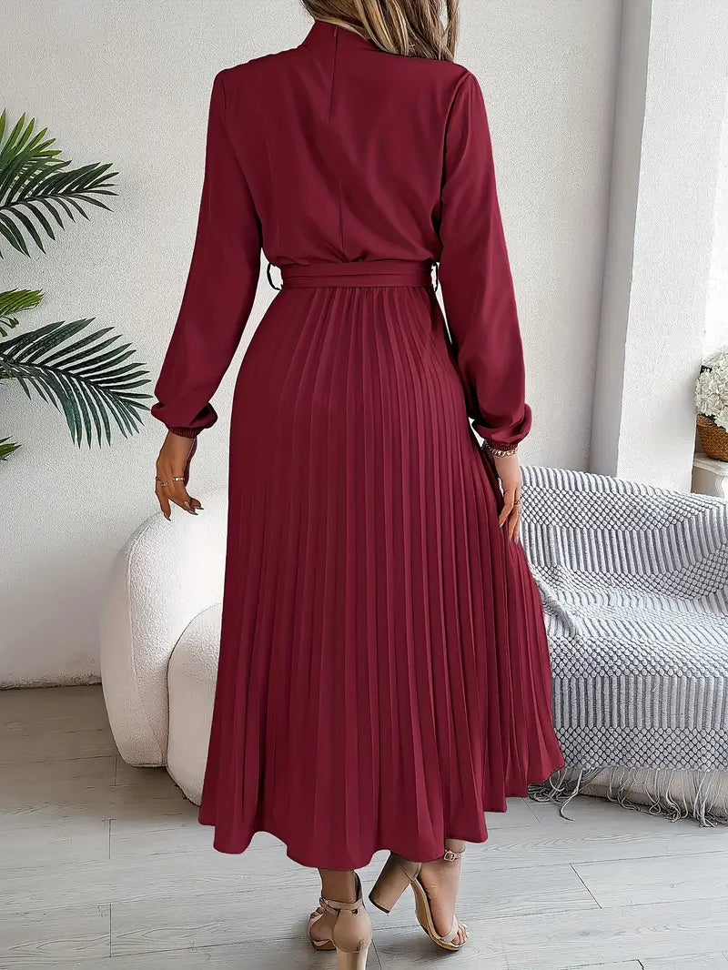Madison | Pleated Midi Dress For Women-Women Dress-Pick NewYork