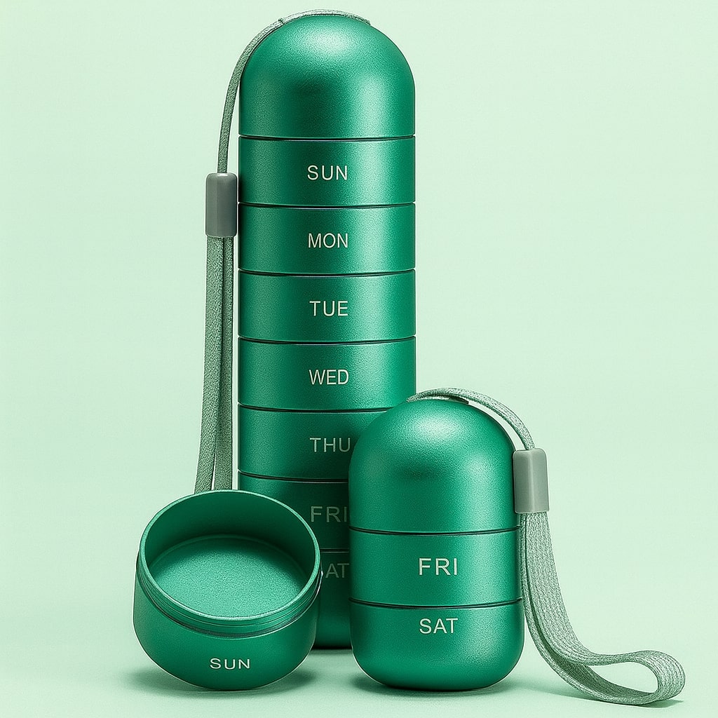 Weekly Pill Organizer | Travel Pill Box-Pillbox-Pick NewYork