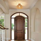 Ceiling Light | Boho Rattan Pendant Light-Ceiling Lamp-Pick NewYork