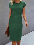 Hannah | Business Casual Women Midi Dress-Women Dress-Pick NewYork