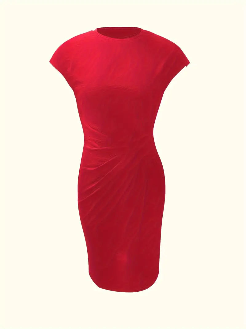 Hannah | Business Casual Women Midi Dress-Women Dress-Pick NewYork