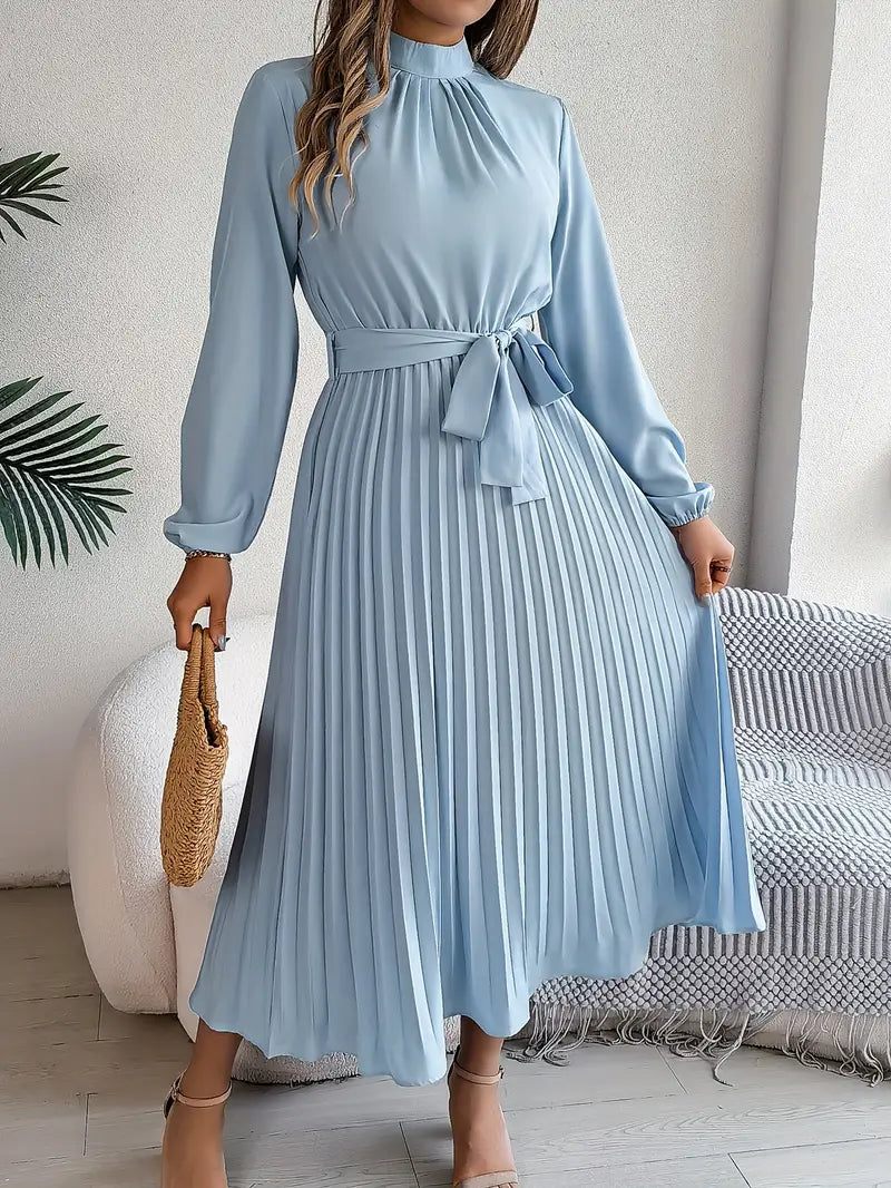 Madison | Pleated Midi Dress For Women-Women Dress-Pick NewYork