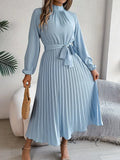 Madison | Pleated Midi Dress For Women-Women Dress-Pick NewYork