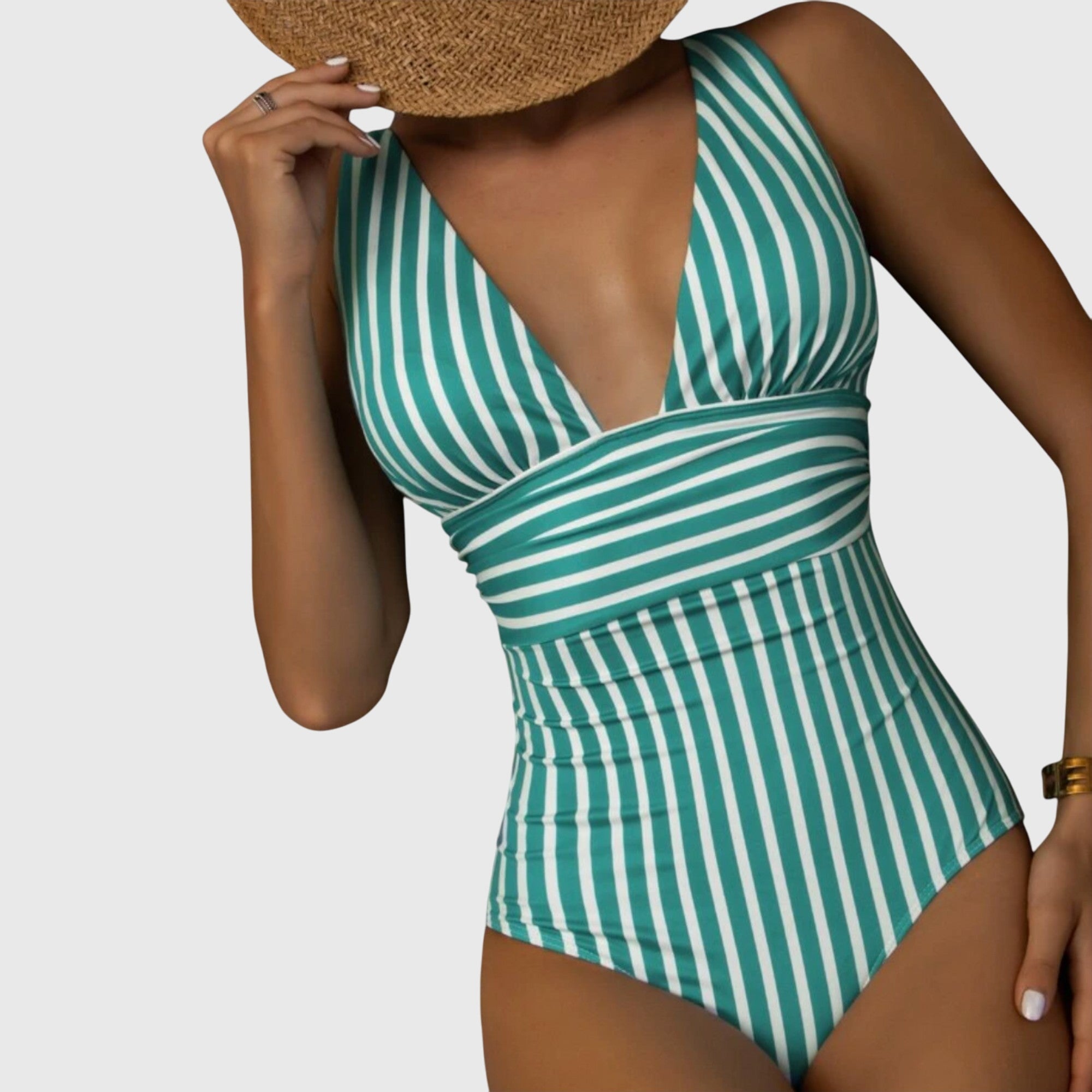 Plunge One Piece Swimsuit | One Piece Swimsuit-Women Swimsuit-Pick NewYork