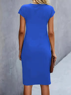 Hannah | Business Casual Women Midi Dress-Women Dress-Pick NewYork