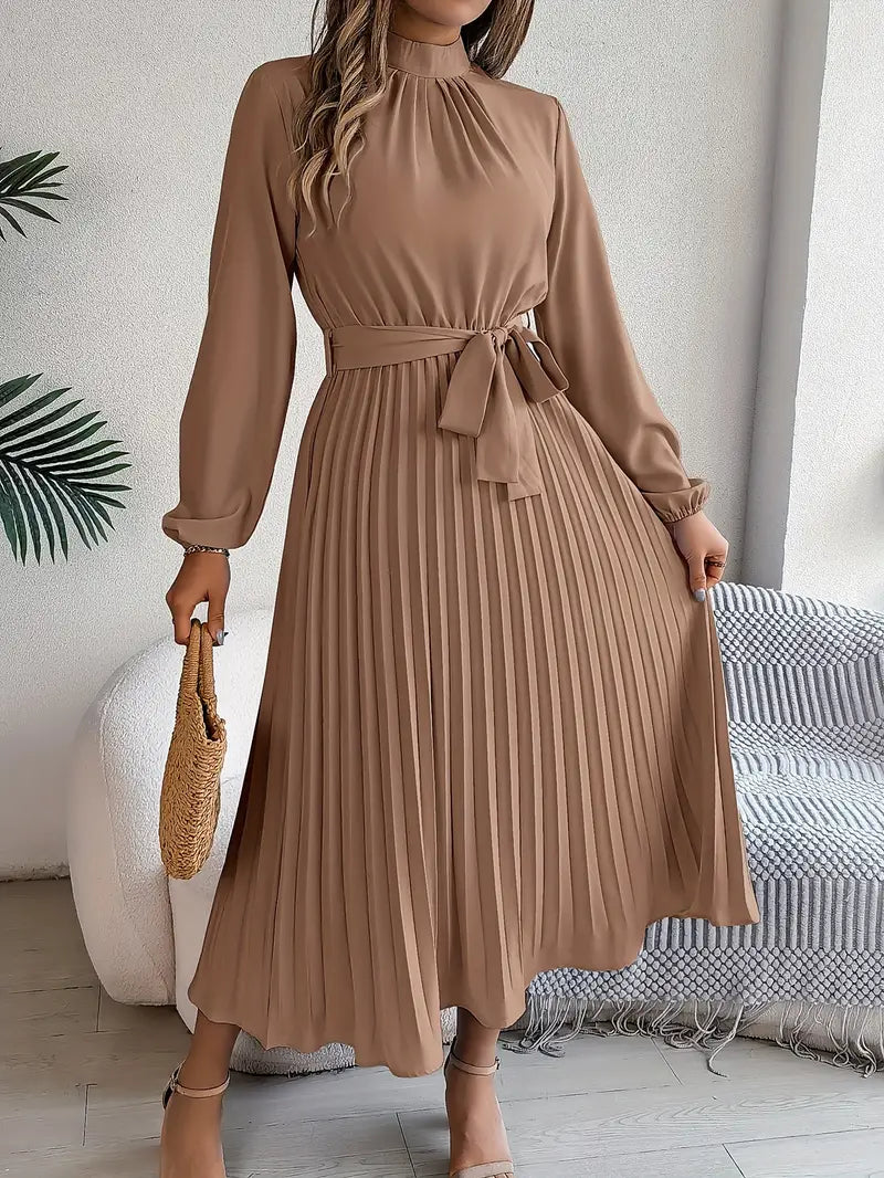 Madison | Pleated Midi Dress For Women-Women Dress-Pick NewYork