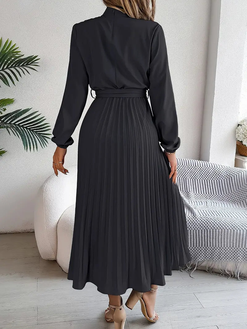 Madison | Pleated Midi Dress For Women-Women Dress-Pick NewYork