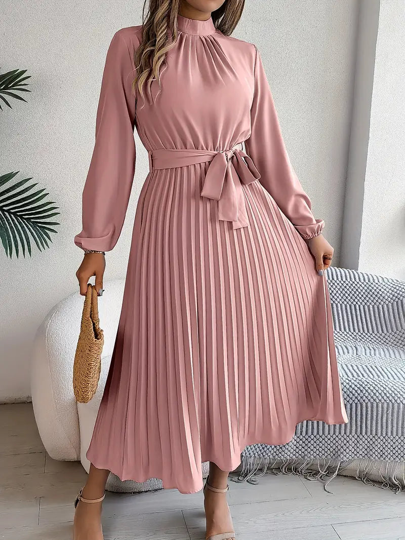 Madison | Pleated Midi Dress For Women-Women Dress-Pick NewYork