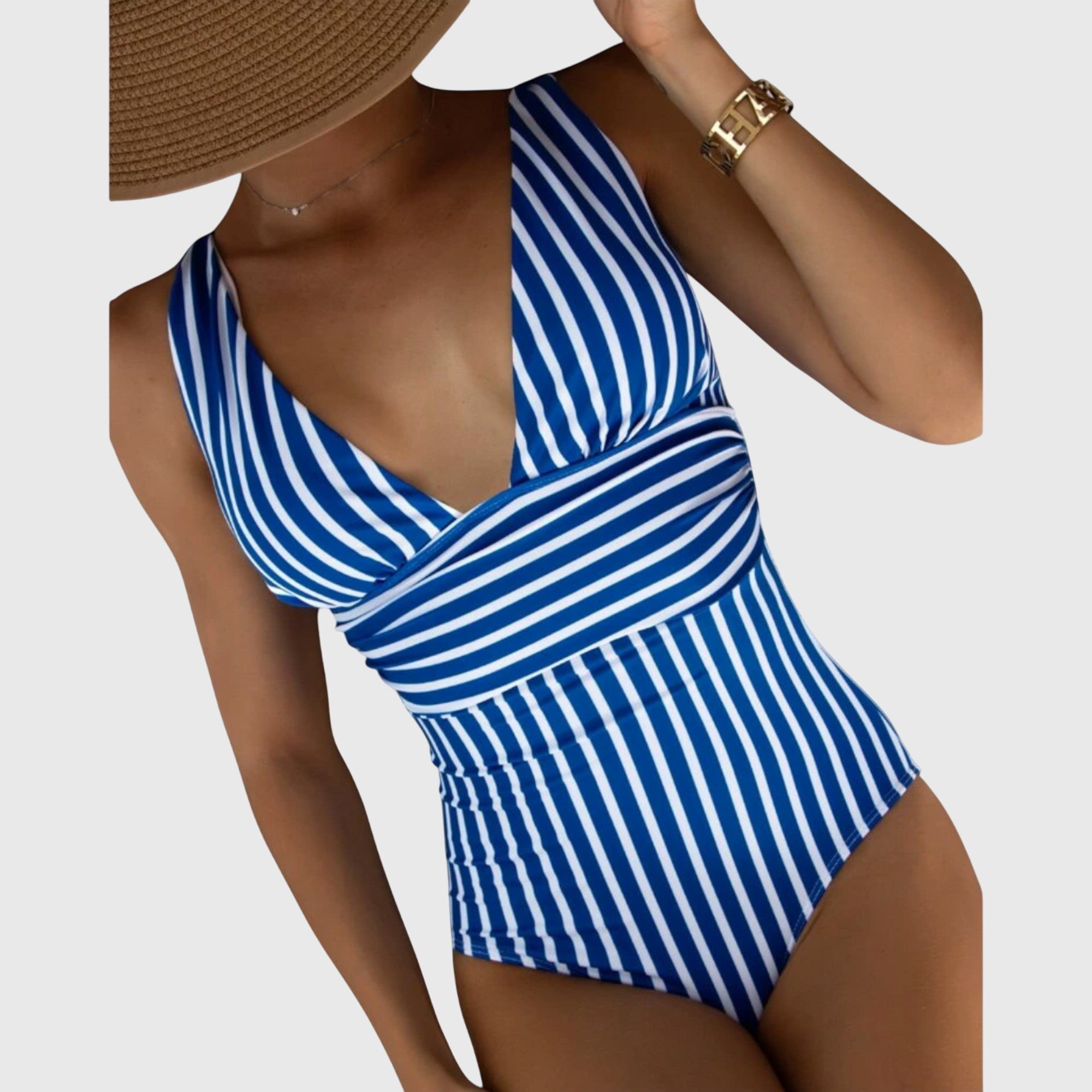 Plunge One Piece Swimsuit | One Piece Swimsuit-Women Swimsuit-Pick NewYork