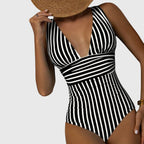 Plunge One Piece Swimsuit | One Piece Swimsuit-Women Swimsuit-Pick NewYork