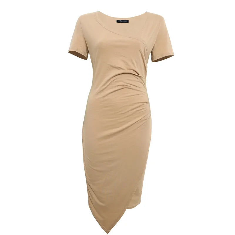 Hannah | Business Casual Women Midi Dress-Women Dress-Pick NewYork