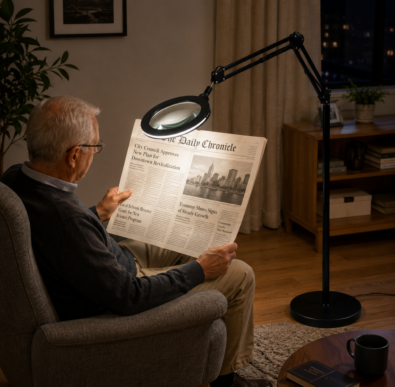 Magnifying Lamp | Full Page Reading Magnifier-Magnifying Lamp-Pick NewYork