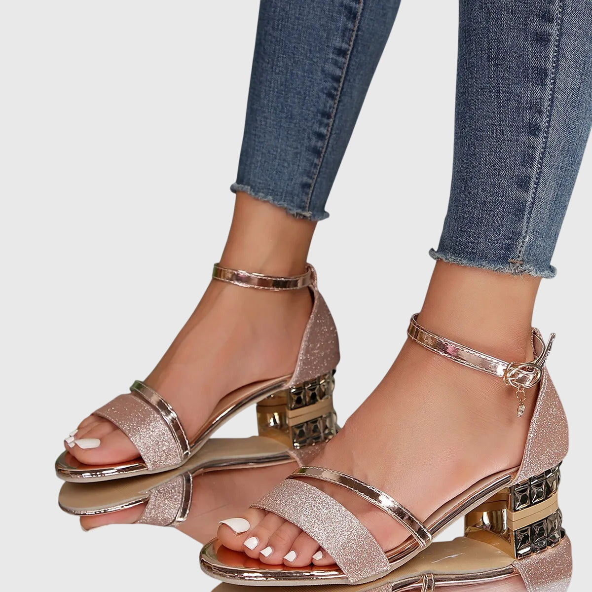 Lily | Stylish Block Heeled Sandals-Women Sandals-Pick NewYork