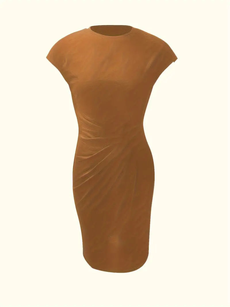 Hannah | Business Casual Women Midi Dress-Women Dress-Pick NewYork