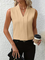 Emily | Women Sleeveless Blouse-Women Blouse-Pick NewYork