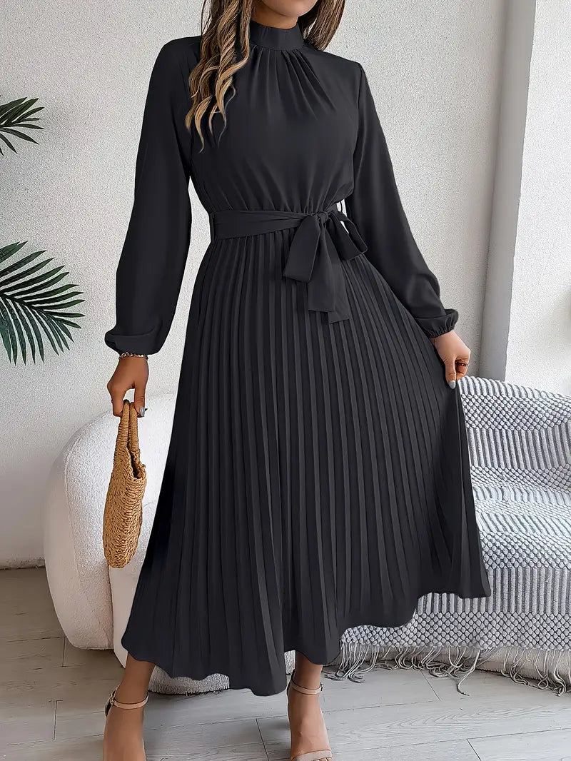 Madison | Pleated Midi Dress For Women-Women Dress-Pick NewYork