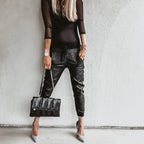 Dressy Joggers | Casual Chic Going Out Pants-Women Pants-Pick NewYork