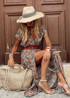 Savannah | Women Boho Maxi Dress-Women Dress-Pick NewYork