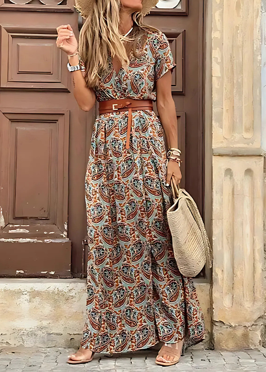 Savannah | Women Boho Maxi Dress-Women Dress-Pick NewYork