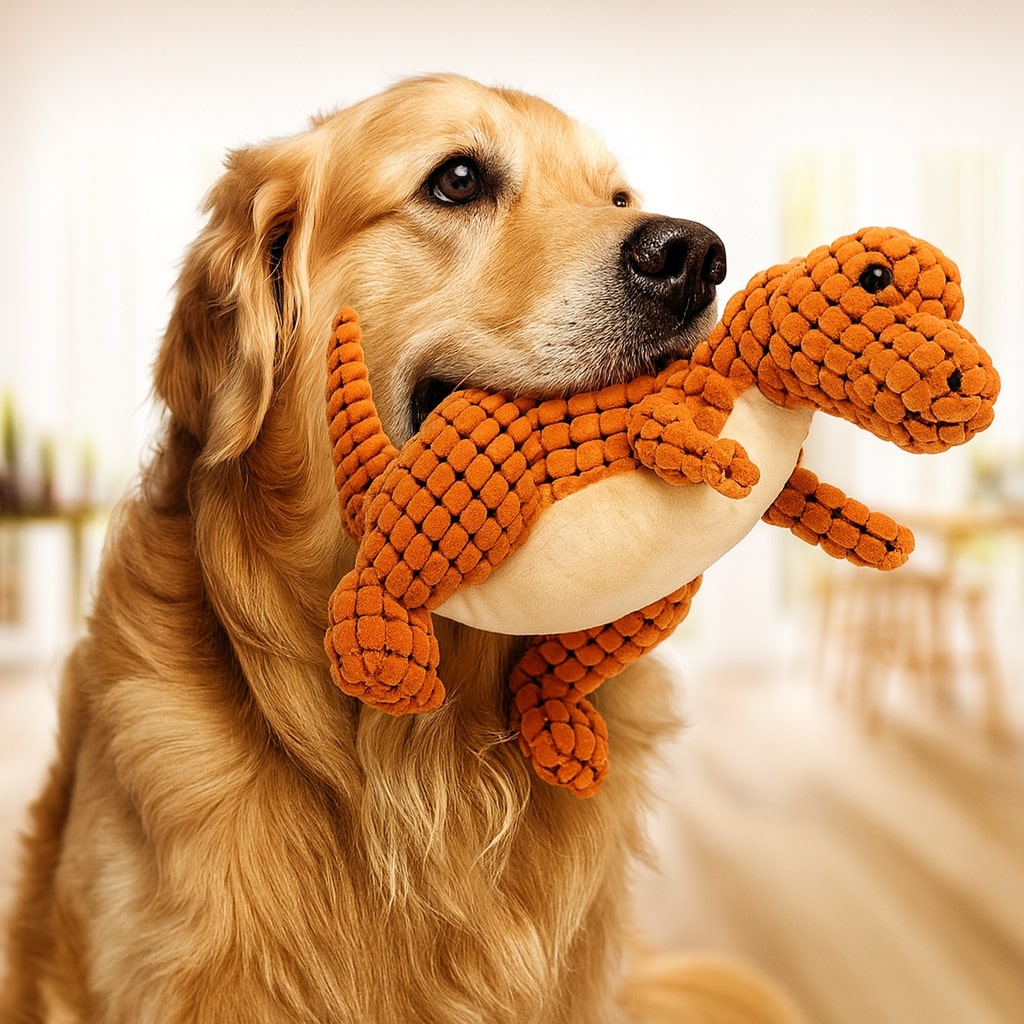 Dog Toys | Dinosaur Plush Chew Toy-Pet Toy-Pick NewYork