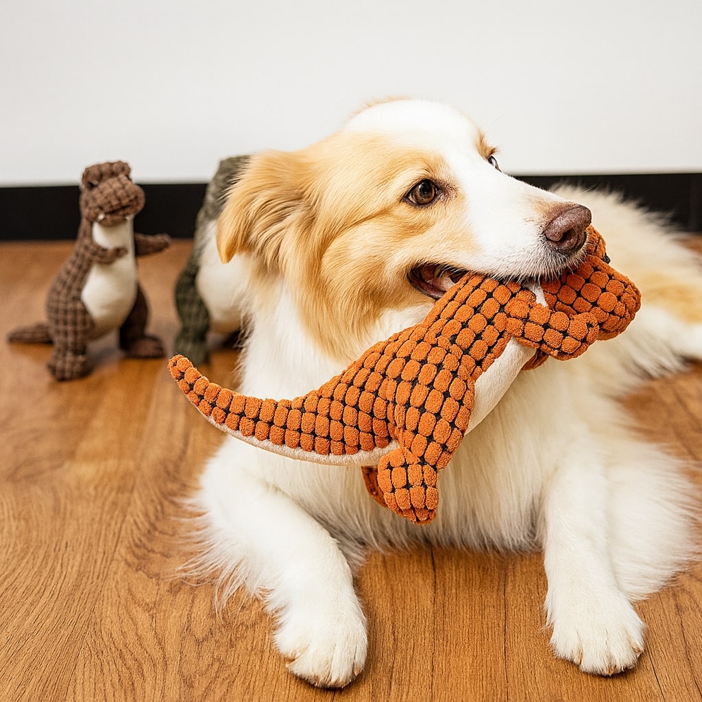 Dog Toys | Dinosaur Plush Chew Toy-Pet Toy-Pick NewYork