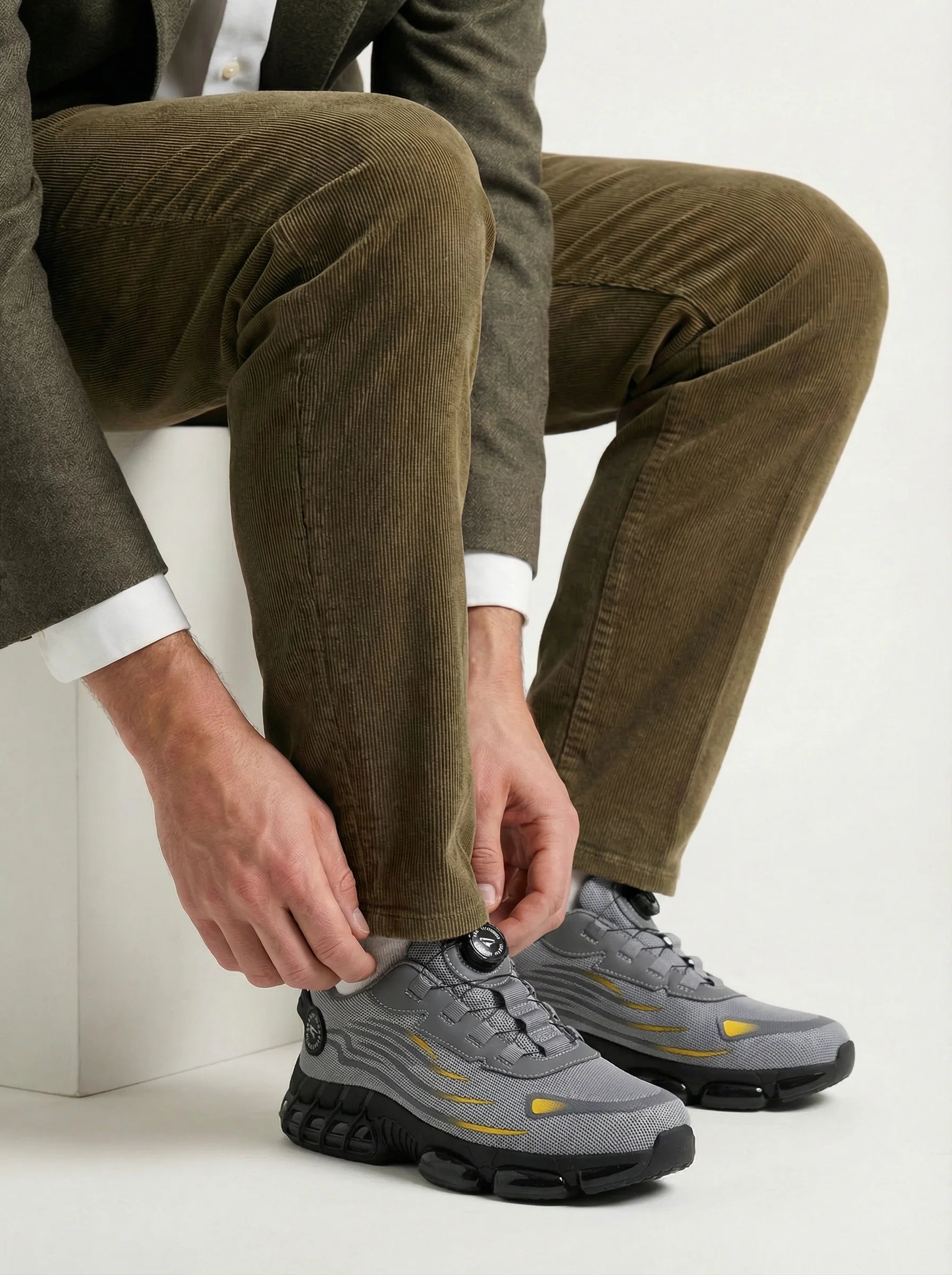 Men Comfortable Safety Work Shoes | Protective Lace Up Design-Men Shoes-Pick NewYork