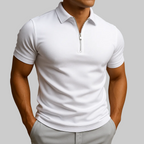 Luca | Refined Polo Zip-Up-Men Polo-Pick NewYork