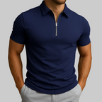 Luca | Refined Polo Zip-Up-Men Polo-Pick NewYork