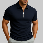 Luca | Refined Polo Zip-Up-Men Polo-Pick NewYork