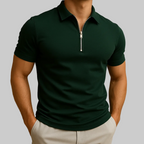 Luca | Refined Polo Zip-Up-Men Polo-Pick NewYork