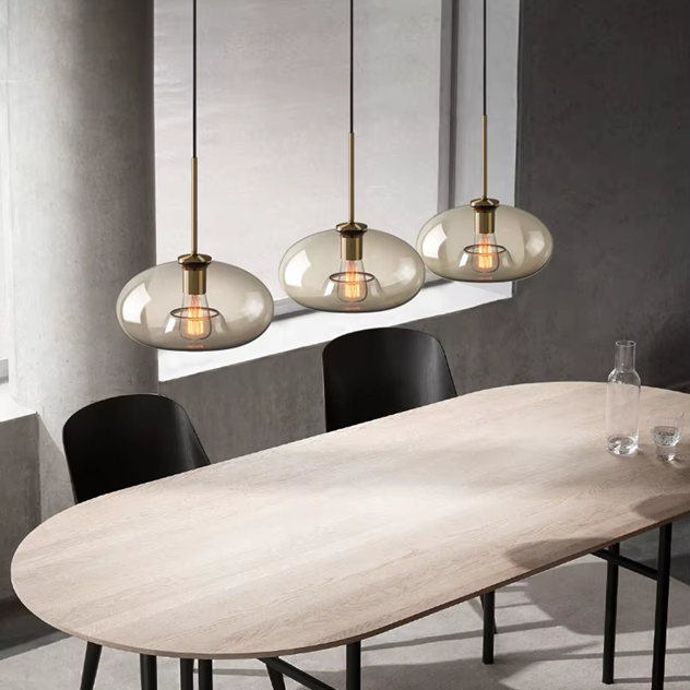Ceiling Light | Glass Globe Pendant Fixture-Ceiling Light-Pick NewYork