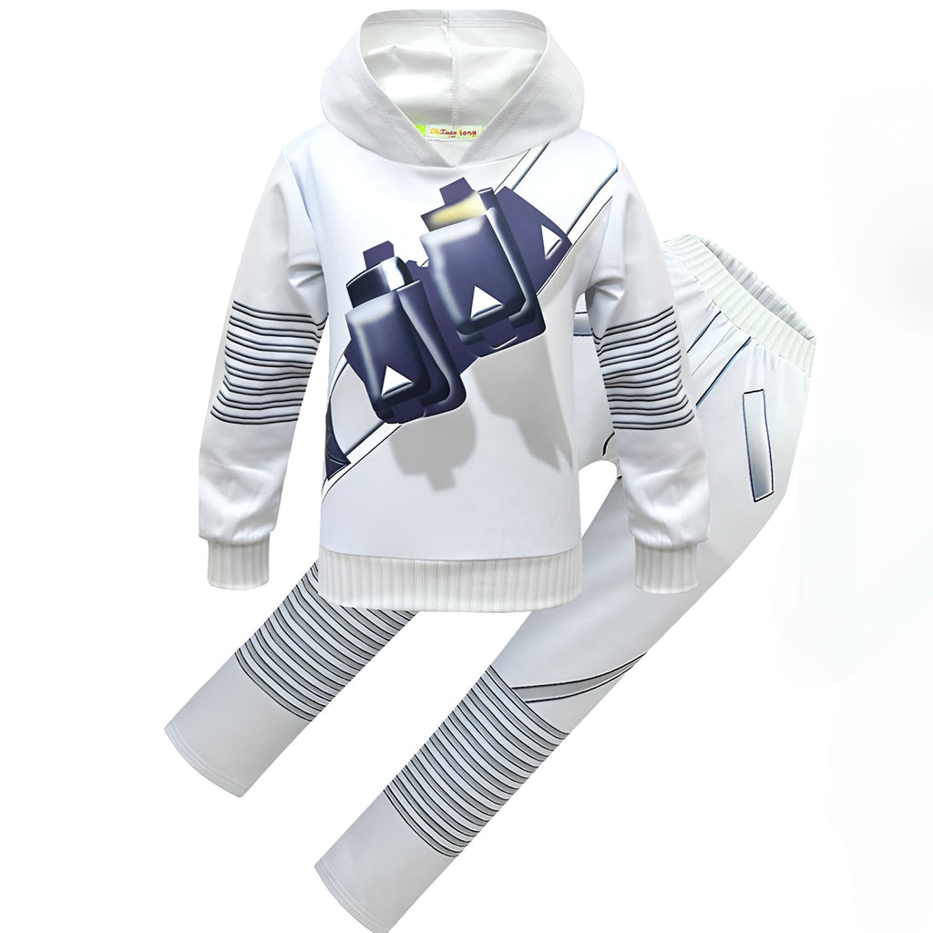 Marshmello Costume | LED Halloween Fortnite Costume-Costume Set-Pick NewYork