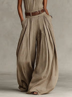 Vivian | Women's Halter Jumpsuit | Wide-Leg · PNY