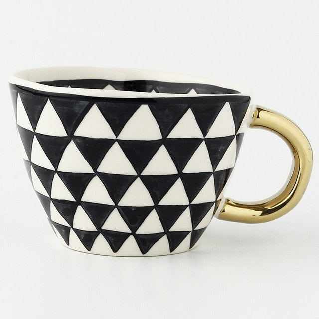 Tea Cup | Patterned Coffee Mug-Mug-Pick NewYork