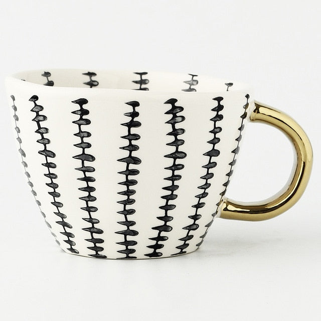 Tea Cup | Patterned Coffee Mug-Mug-Pick NewYork